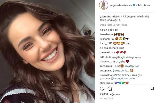 Ünlü isimlerin Instagram paylaşımları (01.04.2018) (Caner Erkin)