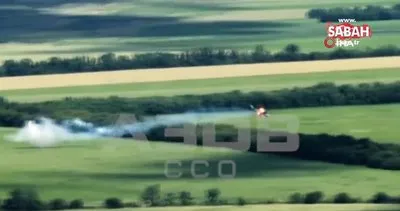 Azov Taburu, alçak uçuş yapan Rus helikopterini vurdu | Video