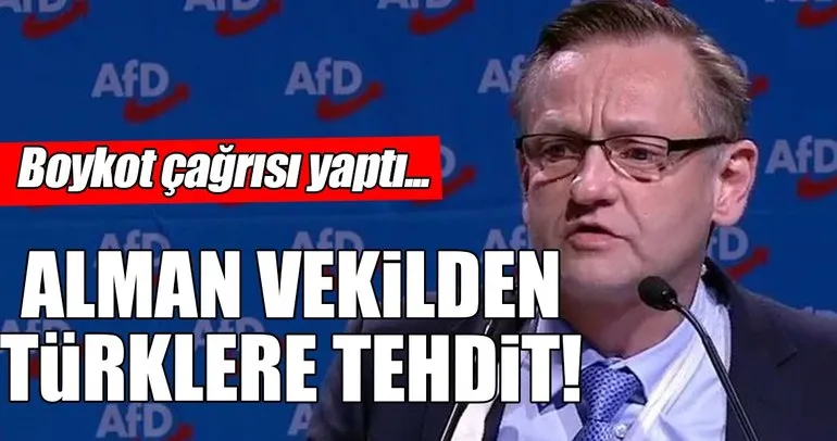 AfD’li vekilden Türklere korkunç tehdit