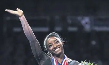 1.42’lik Biles kanatlandı!