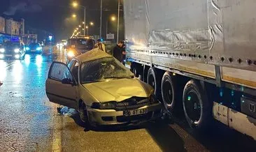 Samsun’da feci kaza! Otomobil ile TIR çarpıştı: 1 ölü, 1 yaralı