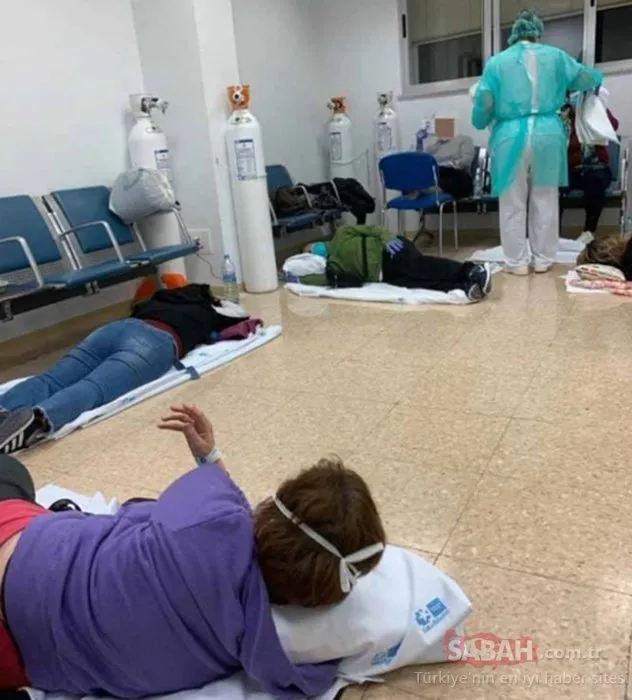İspanya’nın içler acısı hali! Hastalar koridorlarda yatıyor...
