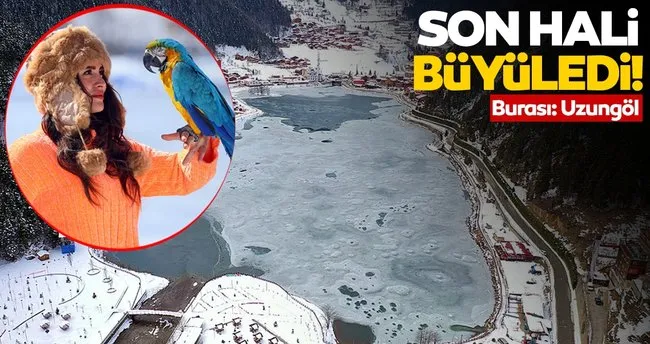 son dakika trabzon daki uzungol buz tuttu turistler bolgeye akin etti son dakika haberler