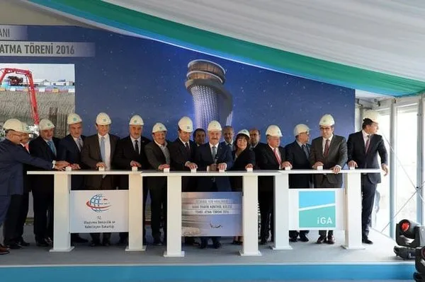 3. havalimanının ödüllü kulesinin temeli atıldı!