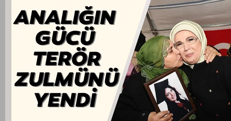 Emine Erdoğan: Annelerin duruşunda cesareti gördüm