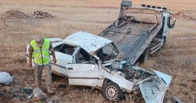 Şanlıurfa’da otomobil şarampole yuvarlandı: 3 yaralı #sanliurfa