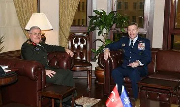 Orgeneral Güler, Avrupa Müttefik Kuvvetler Yüksek Komutanı Orgeneral Wolters ile görüştü