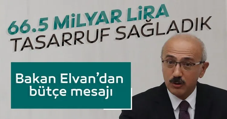 Son dakika haberi | Bakan Elvan’dan bütçe açıklaması: Mali disiplinden taviz vermeyeceğiz