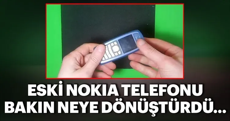 Eski Nokia telefonu bakın neye dönüştürdü...
