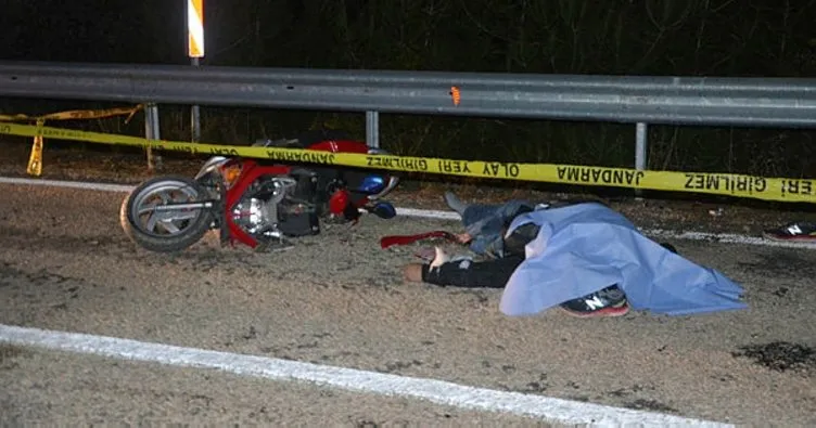 Bursa’da motosiklet sürücüsü kazada öldü