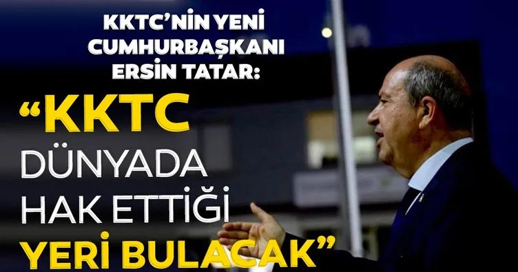Son dakika: KKTC’nin yeni Cumhurbaşkanı Ersin Tatar’dan canlı yayında önemli açıklamalar