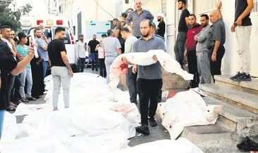 Gazze sokakları morga dönüştü
