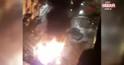 Diyarbakır’da Bağlar Belediyesine ait hizmet aracı yakıldı | Video