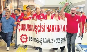 Çukurova da eylemde