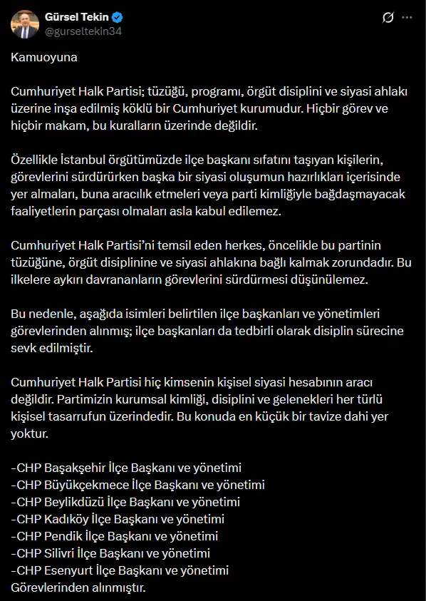 chpde-arinma-suruyor-istanbulda-7-ilce-baskani-gorevden-alindi-disiplin-sureci-baslatildi-1784660221355.jpg CHP'de arınma sürüyor! İstanbul'da 7 ilçe başkanı görevden alındı: Disiplin süreci başlatıldı