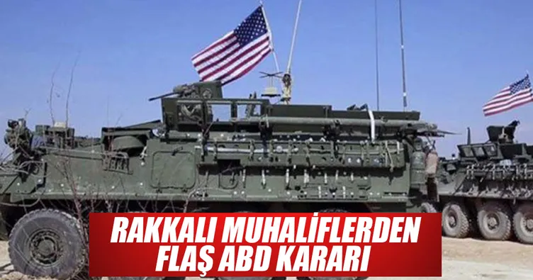 Rakkalı muhaliflerden ABD’ye PKK/PYD tepkisi