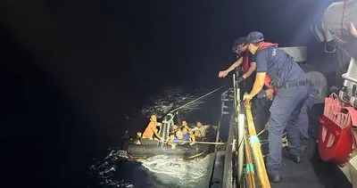 Muğla açıklarında 31 düzensiz göçmen kurtarıldı #mugla