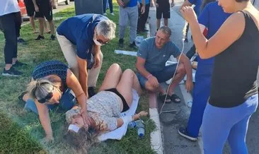 Antalya’da akılalmaz kaza! Otomobilin çarptığı ambulans devrildi: 3 turist yaralı