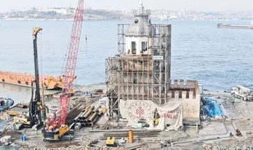 Kız Kulesi’nde kubbe ortaya çıktı