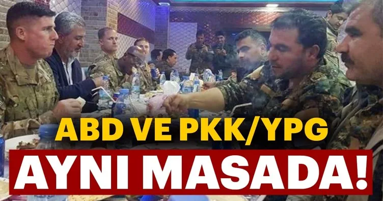 ABD ordusunun üst düzey komutanları ile PKK/PYD’li teröristler böyle görüntülendi