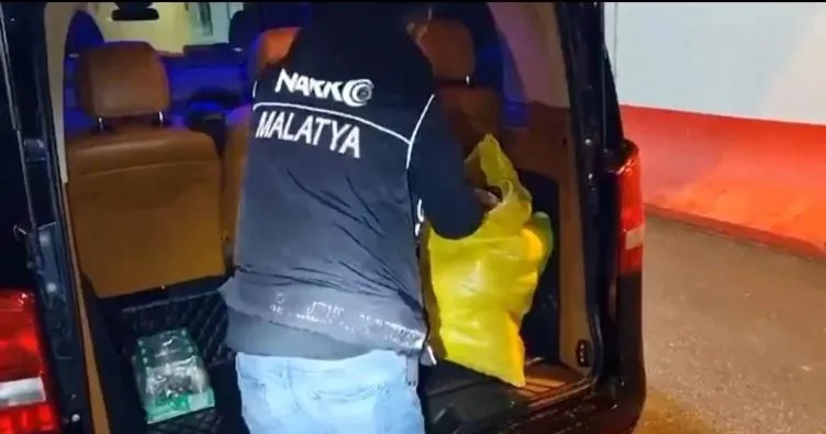 Malatya’da NARKO ekipleri 11 kilogram 15 gram skunk ele geçirdi