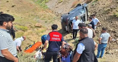 Genç ilçesinde trafik kazası: 5 yaralı #bingol