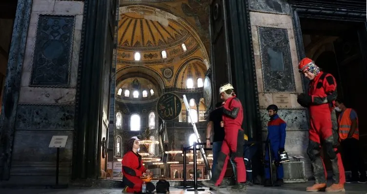 Ayasofya’daki büyük gizem! İlk kez görüntülendi