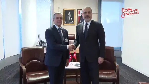 Dışişleri Bakanı Fidan, İsviçre Dışişleri Bakanı Ignazio Cassis ile görüştü | Video