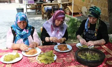 Beypazarı’nda kadınların el emeği ikramlar