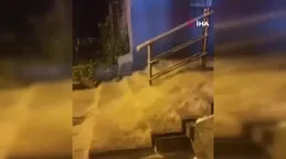 Üsküdar’da sağanak yağış etkili oldu