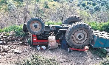 Traktör kazası 3 can aldı