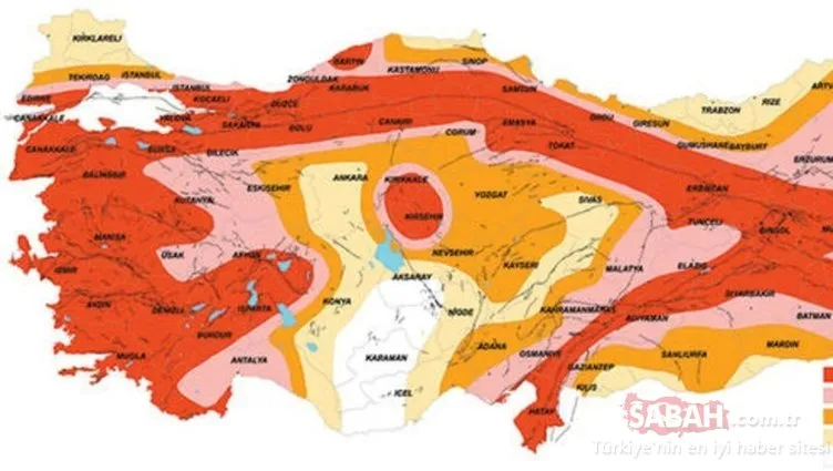 Türkiye deprem haritası 2020: Türkiye’de deprem riski en az olan şehirler, bölgeler hangileri?