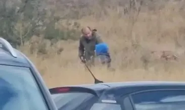 Eski eşine silah doğrultan şüpheliye gözaltı #ankara