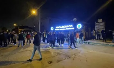 Kocaelispor taraftarları tesisi bastı, takım ve yönetimi protesto etti #kocaeli
