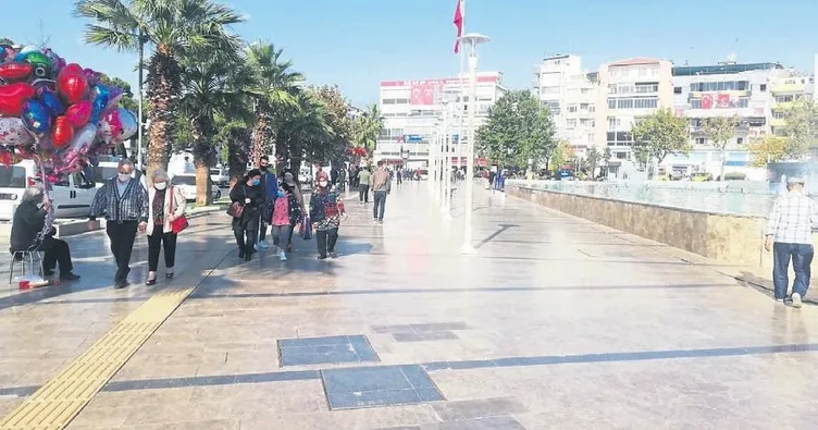 Aydın’da kışa rağmen sıcaklık 23 derece