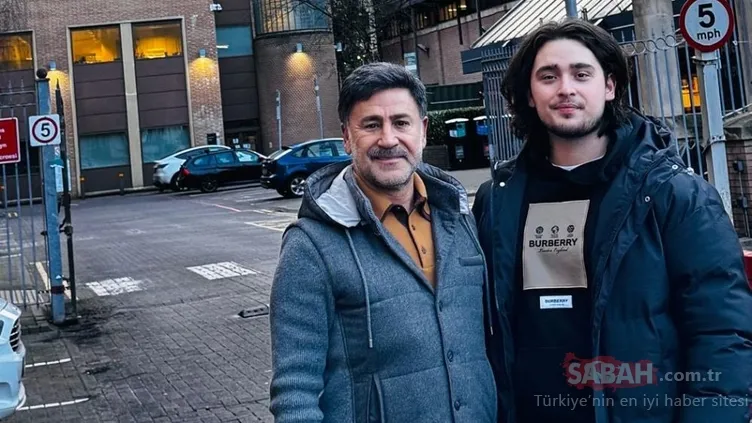 İzzet Yıldızhan Galler’de okuyan oğlu Veysel’in yanına gitti! Baba-oğul tarzıyla beğeni topladı