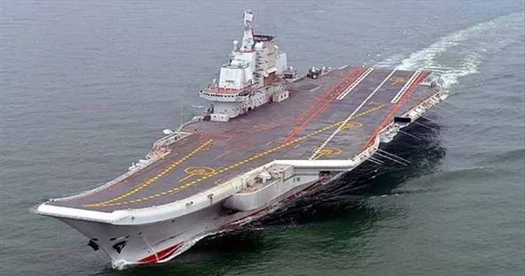 Çin uçak gemisi Tayvan Boğazı’nda