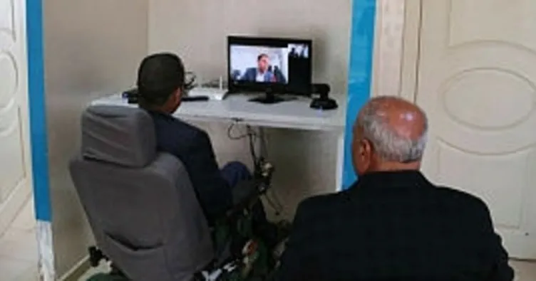 Yaşlı ve engellilere video konferanslı hizmet