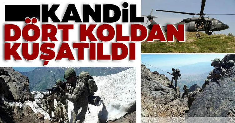 Kandil’in etrafı sarıldı