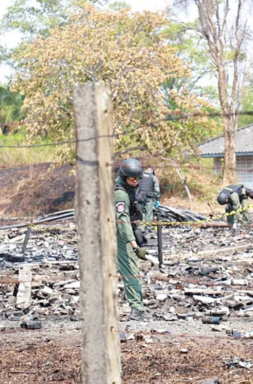 Tayland’da mühimmat deposunda patlama