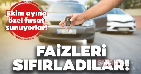 Faizleri sıfırladılar! Ekim ayına özel fiyat sunuyorlar...