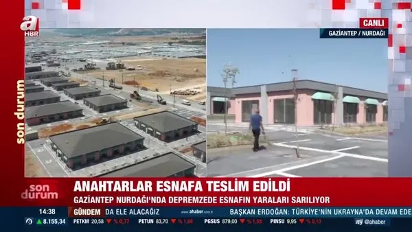 Gaziantep Nurdağı'na çelikten çarşı! Anahtarlar esnafa teslim edildi | Video