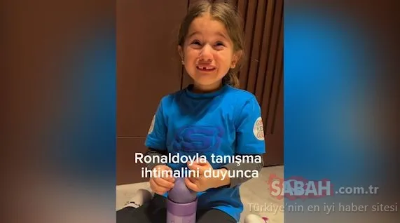 Buse Terim’in kızı gözyaşlarına boğulmuştu! Cristiano Ronaldo hayali böyle gerçekleşti!