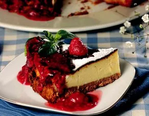 Limonlu Frambuazlı Cheesecake