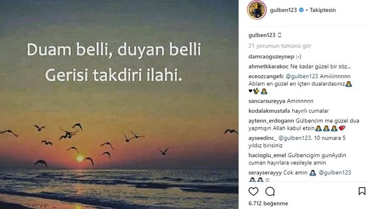 Ünlü isimlerin Instagram paylaşımları 30.03.2018 Almeda Abazi