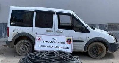 Şanlıurfa Birecik'te kablo hırsızlığı: JASAT ekiplerinden kaçamadı #sanliurfa