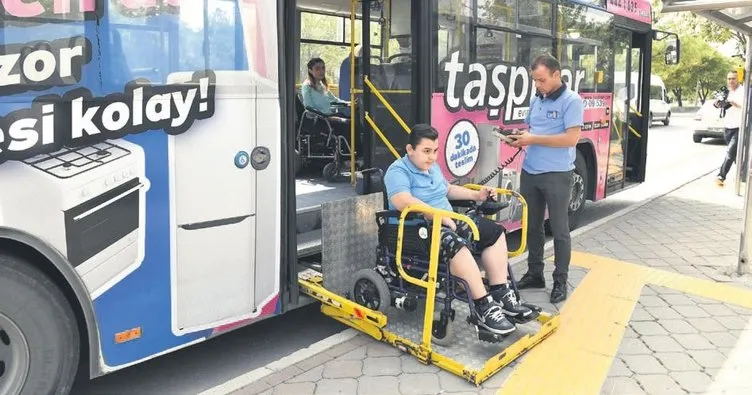 EGO otobüslerinin tamamı engelli erişimine uygun