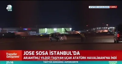 Fenerbahçe’nin yeni transferi Jose Sosa İstanbul’da!