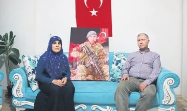 Oğlum bayrağımıza aşıktı