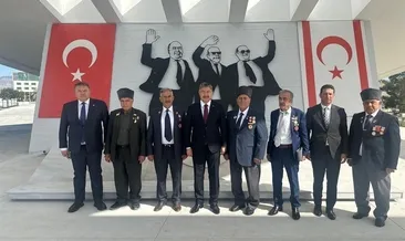 Kıbrıs gazileri KKTC’yi ziyaret etti